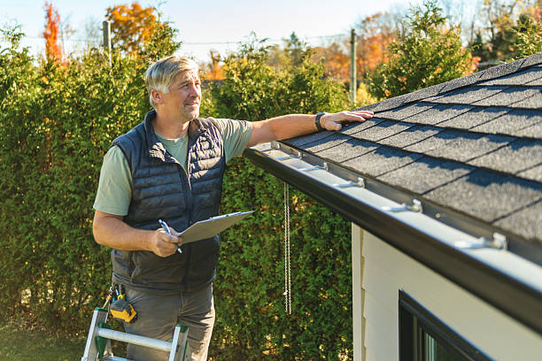 Professional Roofing technician working in Mint Spring, VA